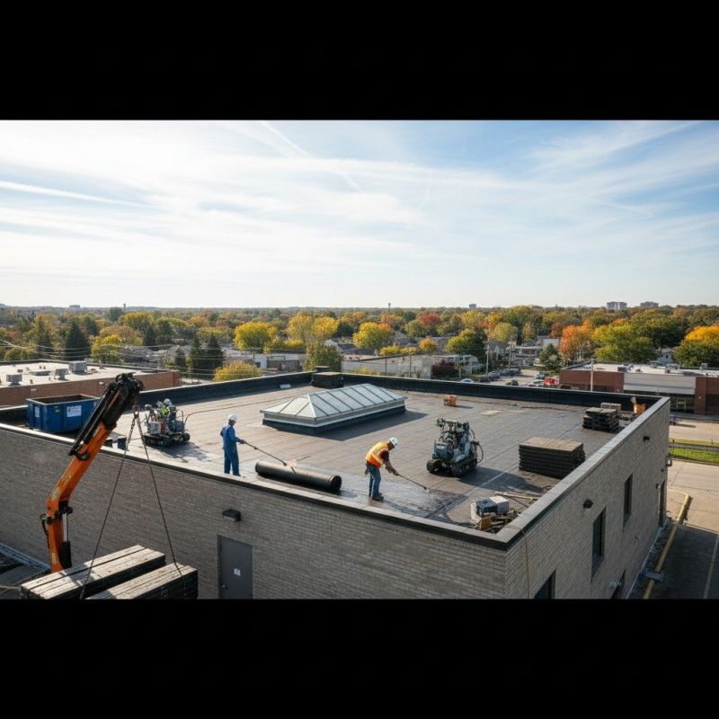 Commercial Roof Installation detail